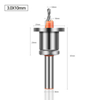 Pince à poinçonner pour bandes de 8/10/12/15 mm, outil de masquage de trous de vis encastrés pour la menuiserie, outil de poinçonnerie PVC