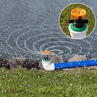 Arroseur à roue libre en plastique, outils d'irrigation atomisée pour jardin, arroseur d'irrigation agricole, arroseur d'herbe pour l'aménagement paysager