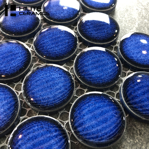 <span class=keywords><strong>Azulejo</strong></span> de <span class=keywords><strong>mosaico</strong></span> azul de porcelana 3d estilo europeo, nuevo producto en China - Product Image 5