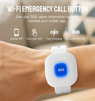 Bracelet d'urgence sans fil ANGUS pour personnes âgées, alerte personnelle, appel SOS 433 MHz, montre d'appel pour personnes âgées, système d'alarme de sécurité domestique