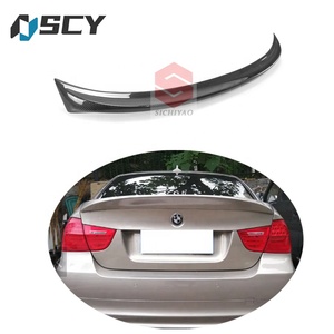 Spoiler Posteriore Stile M4 per <span class=keywords><strong>BMW</strong></span> E90 2005-2010 Serie 3 320i <span class=keywords><strong>320d</strong></span>, Alettone Posteriore Colorato - Product Image 1