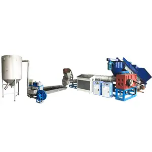 ps granule pvc extruder pelletizer bucket making equipment recycle waste small plastic recycling machine