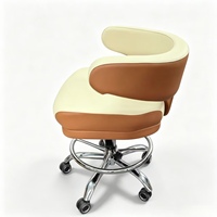 Chaise de casino pivotante réglable avec roulettes, en cuir PU, pour salle de jeux d'arcade, table de poker