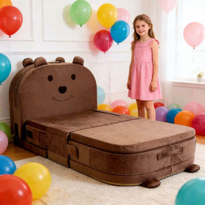 <span class=keywords><strong>Letto</strong></span> da Viaggio Pieghevole Personalizzato per Bambini, <span class=keywords><strong>Divano</strong></span> <span class=keywords><strong>Letto</strong></span> in Puro Cotone per Campeggio e Uso Domestico Portatile - Product Image 1