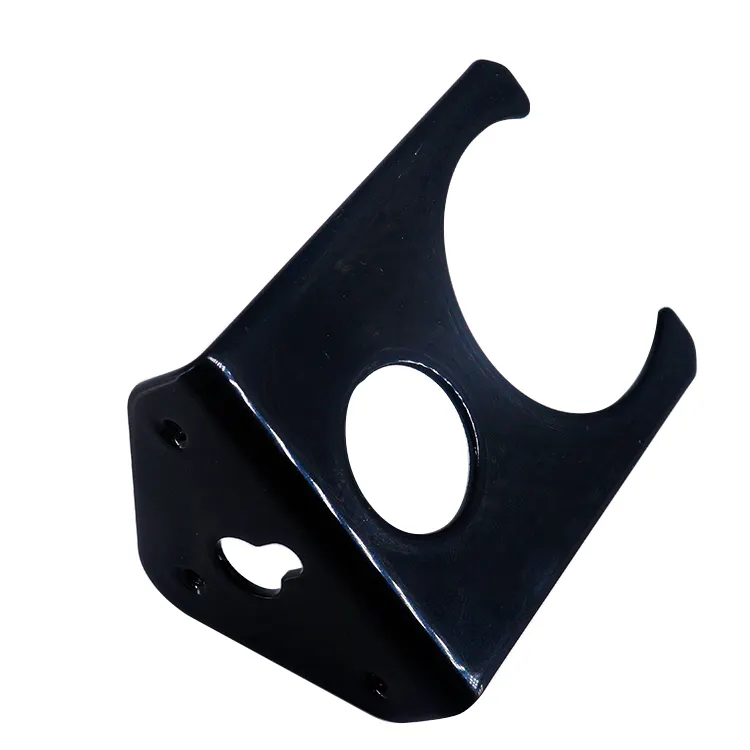 Высококачественный металлический кронштейн специальной формы ODM кронштейн для стула штамповочный аппаратный индивидуальный черный плакированный OEM