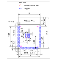 Module de puce MCU ESP32-C3FH4 ESP32-S3-WROOM-1 WiFi 2,4 GHz QFN-32-EP SMD I2C GPIO UART pour appareils intelligents IoT