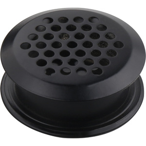 Grille de ventilation décorative en acier inoxydable à trou rond pour armoire à chaussures - Product Image 1