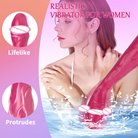 Klitoris Vibrator Silikon Klitoris Stimulator Wiederauf ladbarer Dildo Vibrator G-Punkt Massage gerät mit 10 Modi Sexspielzeug für Erwachsene
