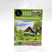 Puzzle Paysage Rural 1000 Pièces 70x50cm Impression Haute Définition Carton Écologique Jeu de Loisirs Familial