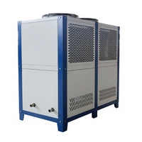 Refroidisseur d'eau industriel à spirale refroidi par air de 10 à 50 CV avec contrôle automatique et surveillance à distance pour le refroidissement des machines à micro-ondes