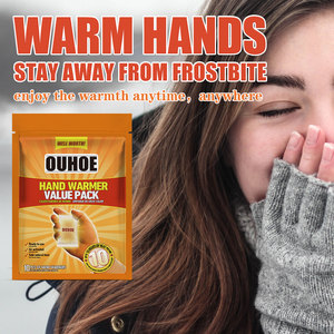 Coussinets chauffants pour les mains activés par l'air, prêts à l'emploi, patchs chauffants en coton pour le corps, pour l'extérieur par temps froid - Product Image 1