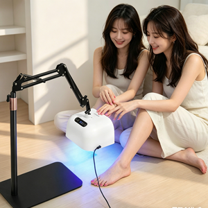 Lampe à ongles professionnelle SNRQI pour pédicure, 33 perles, lumière UV, sécheuse à ongles, séchage rapide, durcissement du gel UV, lampe UV pour les <span class=keywords><strong>pieds</strong></span>, <span class=keywords><strong>4</strong></span> minuteries avec support - Product Image 4