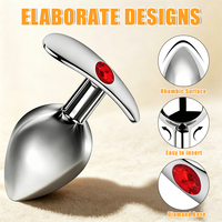 Sexbay Source Factory Jouet sexuel pour adultes : Ensemble de plug anal 3 tailles pour femmes et hommes, pour plaisir anal
