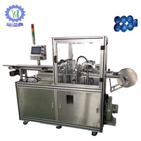 Machine d'emballage automatique électrique OEM pour blocs de toilette bleus/nettoyants/comprimés pour hôtels, emballage papier