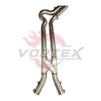 Tubo central único Vortex Z-Pipe compatible con BMW M3 G80 G81 M4 G82 G83 S58 3.0T, sistema de escape de alto rendimiento, mejora del sonido.