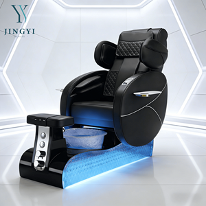 Luxus <span class=keywords><strong>Massage</strong></span> Fuß <span class=keywords><strong>massage</strong></span> stuhl mit Drainage pumpe Electric Light Surfing Whirlpool Pediküre Stuhl für Nagels tudio - Product Image 5