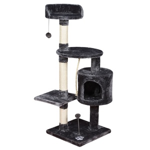 Multi-Level Indoor <strong>Cat</strong> Tree Tower Sisal Furniture Activity Center with Scratching Posts <strong>Cat</strong> House <strong>Condo</strong> Climbing Racks - Product Image 1