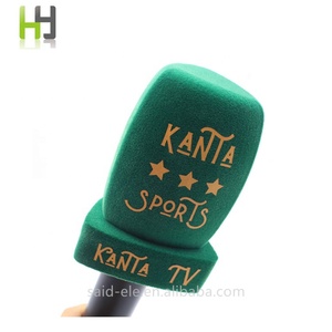 Cubierta de Micrófono para Exteriores con Logotipo de Canal Impreso, Micrófono Inalámbrico con Protección Contra el Viento, Esponja Protectora de Micrófono para Reporteros - Product Image 4