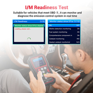 เครื่องมือ OBD2 สำหรับรถยนต์และมอเตอร์ไซค์ รีเซ็ต ABS EFI ทดสอบแบตเตอรี่ ตรวจสอบความพร้อมใช้งาน IM รองรับ 14 ภาษา รุ่น M80 แบบพกพา สำหรับทั้งรถยนต์และมอเตอร์ไซค์ - Product Image 1