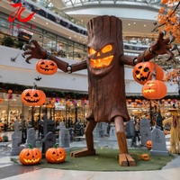 Modèle d'homme-arbre animatronique de Zigong, taille réelle, interactif et parlant, personnalisé pour les parcs à thème, les parcs d'attractions, la décoration extérieure