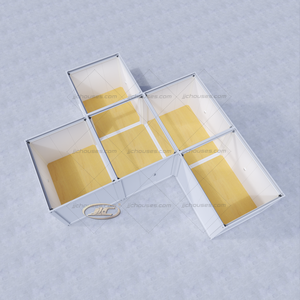 コンテナ住宅3ベッドルームハウス20 40ft高級中国価格米国ギリシャシンガポールタイ - Product Image 1