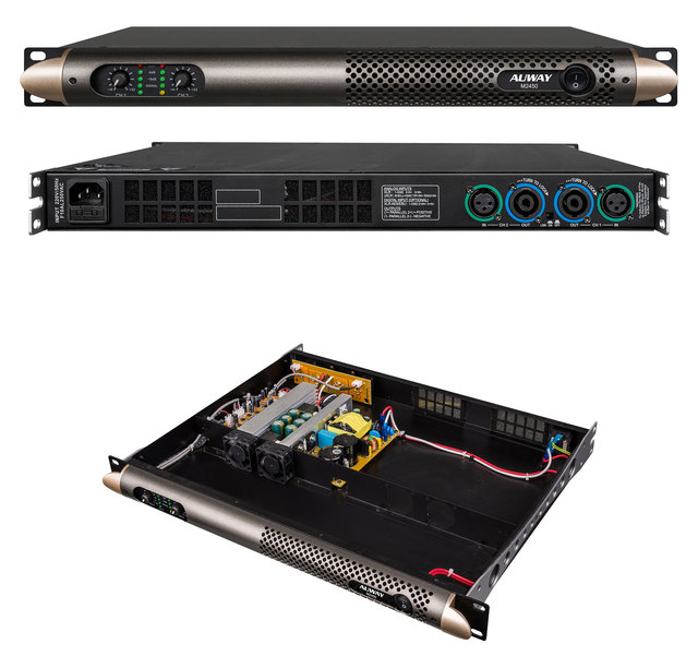 Hifi Stereo Audio Power Amplifier M2450 350w  Power Amplifier Class D 1U 2 Channel Power Amplifier Sound Standard Techno