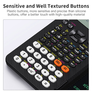 Newyes 16 chữ số <span class=keywords><strong>Mini</strong></span> Pocket năng lượng mặt trời Máy tính notepad 6.5 inch khoa học máy tính với LCD bằng văn bản máy tính bảng và bút stylus - Product Image 6