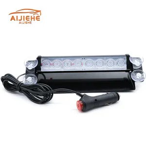 Đèn Tín Hiệu Cốc Hút DC 12V Đèn Nháy Khẩn Cấp Cho Xe Hơi Xe Tải Đèn LED Nhấp Nháy Tạo Kiểu Cho Xe Hơi Đèn Cảnh Báo 8LED 3 Chế Độ Nhấp Nháy