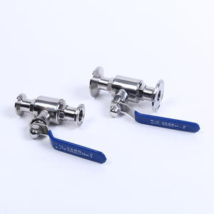 Válvulas de Bola Sanitarias de Acero Inoxidable 304 316L de Conexión Rápida, Grado Alimenticio, Tipo Abrazadera de Apertura Rápida y Paso Directo - Product Image 4