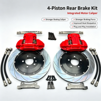 Kit de freinage arrière électromécanique intégré à 4 pistons avec frein de stationnement électronique pour Audi A4 B9, A5, A6 C8, Q5L, TT