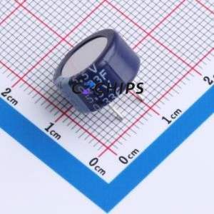 Supercondensador NB5R5C334N-E, Componente de Orificio Pasante (THT), Condensador D13.3xL7mm 0.33F -20%~+80% 5.5V 8uA - Product Image 1