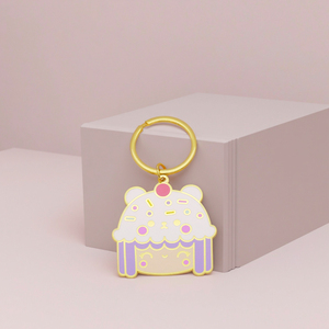 พวงกุญแจโลหะอัลลอยสังกะสีออกแบบได้ตามต้องการพวงกุญแจโลโก้การ์ตูนอนิเมะญี่ปุ่นแบบแข็งออกแบบได้ตามต้องการ - Product Image 1