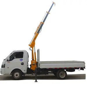 mini truck cranes 0.8 ton 1.3 ton 1.8 ton hydraulic auto crane for sale