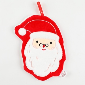 Serviette en polaire corail à séchage rapide, motif dessin animé Père Noël WUJI, pour décorations de fête – Approvisionnement direct - Product Image 6