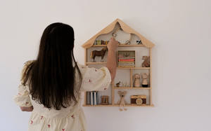 Estante Montessori de Madera de Pino Macizo, Estante de Exhibición de Libros de Juguete para Habitación de Niños, Estante Montado EN LA Pared - Product Image 2