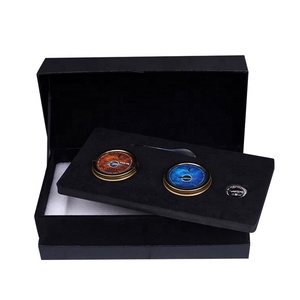 luxury gift caviar packaging black magnet food paper box
