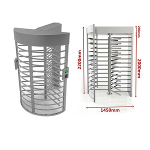 Turnstile China Full Height Fast Speed Revolving Door Full Height Turnstile Stainless Steel Single Passage Full Height Turnstile - Product Image 1