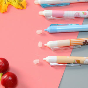 Kawaii baskı varil ve çanta 6 0.5 ile sevimli jel mürekkep kalemi mm silinebilir mavi mürekkep adet/torba - Product Image 4