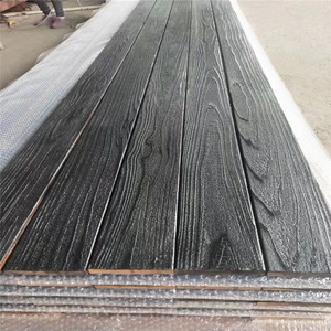 Panel de pegamento de borde sólido carbonizado, estante de pared de madera sólida al mejor precio, venta al por mayor - Product Image 2