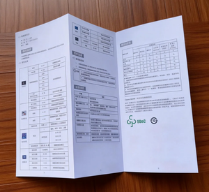 Folleto Plegable de 3 Pliegues Personalizado con Papel Offset de Lujo, Logotipo Personalizado, Catálogo Promocional Empresarial, Tapa Blanda - Product Image 5