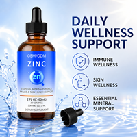 Gouttes de zinc OEM 60 ml liquides sans arôme, qualité alimentaire, soutien immunitaire, complément énergétique, gouttes de zinc