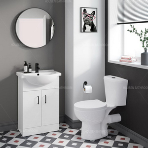 Modern Luxury <strong>Multi</strong> Style Bathroom Vanity With Water Resistant Mirror and Wash Basin Cabinet for Home Use - Product Image 1