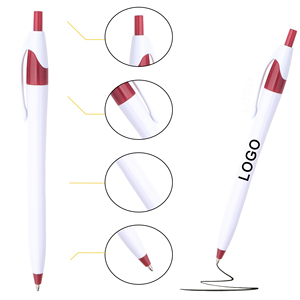 Stylo bille personnalisé le moins cher, promotionnel, en plastique ABS, impression de logo, publicité, fabrication pour le bureau, l'école, la papeterie - Product Image 3