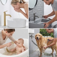 Pistolet de douche thermostatique moderne en alliage pour toilettes, avec corps de valve, pour eau chaude, pour bidet musulman, garantie 5 ans