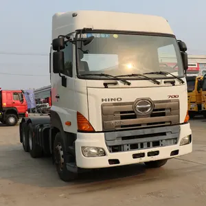 Caminhão de transporte de alta qualidade e bom estado HINO, caminhão de trator Hino 700, preço baixo, vendas quentes para a Tanzânia