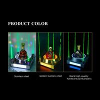 Acier inoxydable LED Glowing Creative Castle Drink Seat Shelf LED Champagne Whisky Wine Bottle Glorifier Bottle Service Sign