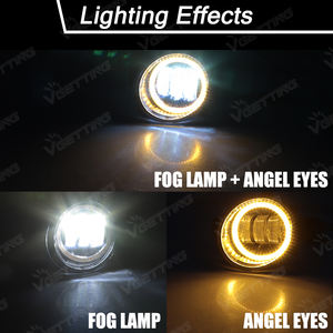 Accesorio para Automóvil Directo de Fábrica, Luz <span class=keywords><strong>Antiniebla</strong></span> LED para Parachoques Delantero para <span class=keywords><strong>Nissan</strong></span> Altima Maxima Murano <span class=keywords><strong>Pathfinder</strong></span> Rogue, Ojos de Ángel Universales - Product Image 4