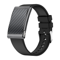 Gelang Kesehatan ECG Bebas Layar TK36, Tahan Air IP68, Smart Band Pemantau Suhu Tubuh 24 Jam, Pelacak Kebugaran untuk Pemantauan Kesejahteraan