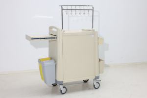 Moderne ABS Dubbele Rij IV Haak Medische Kar 5-Laags Medicijnkast Wandmontage Bevestiging Compatibiliteit Individueel Ziekenhuis Hotel - Product Image 2