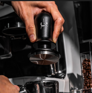 51mm 53mm 58.35mm SUS304 Stainless Steel Manual Reusable Eco-Friendly Durable Height Ripple 3 Spring Coffee Impact Force <b>Tamper</b> - Product Image 4